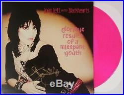 Joan Jett Signed Glorious Results Of Misspent Youth Lp Vinyl Album Jsa Cert