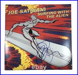 Joe Satriani Signed Autographed Surfing With The Alien Vinyl Album