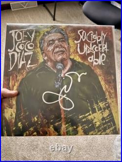 Joey Coco Diaz Signed'socially Unacceptable' Red Vinyl Record Album Beckett Coa