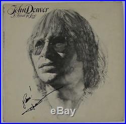 John Denver I Want To Live Signed Autograph Record Album JSA Vinyl