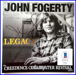 John Fogerty Signed Legacy Vinyl Album The Creedence Clearwater Revival Band Bas