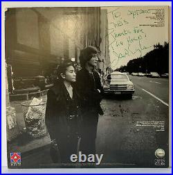 John Lennon Yoko Ono Signed Jack Douglas Double Fantasy Vinyl Record Album
