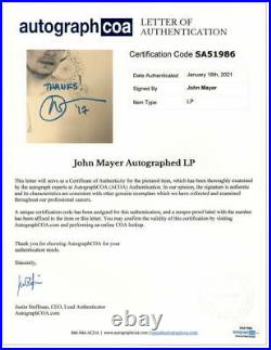 John Mayer Signed Autograph Album Vinyl Record The Search For Everything Acoa