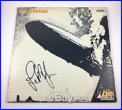 John Paul Jones Signed Autographed Led Zeppelin 1 Vinyl Album PROOF COA