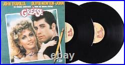 John Travolta Signed Grease Soundtrack Vinyl Record Album (Beckett COA)