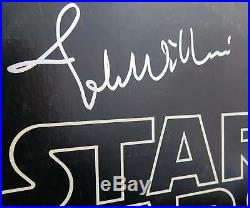 John Williams STAR WARS Signed Autograph A New Hope Episode IV Album Vinyl LP
