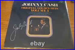 Johnny Cash Autographed Vinyl Record Album With COA