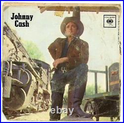 Johnny Cash Signed 1962 Bonanza! / Pick A Bale O' Cotton Vinyl Album JSA LOA