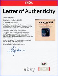 Johnny Cash Signed Golden Hits Volume II Vinyl Album Autographed PSA DNA Johnny Cash Signed Golden Hits Volume II Vinyl Album Autographed PSA DNA