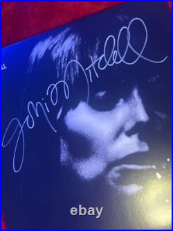 Joni Mitchell Autographed Blue Album Vinyl Authenticity Certificate Exclusive Joni Mitchell Autographed Blue Album Vinyl Authenticity Certificate Exclusive