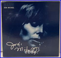Joni Mitchell Signed Autographed Blue Vinyl Album Record JSA COA Proof Rare