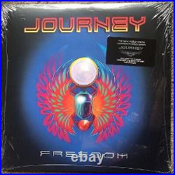 Journey Freedom LP Album with Signed Art Card by Band Autographed Vinyl