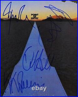Judas Priest Band Signed Autograph Record Album JSA Vinyl Point Of Entry