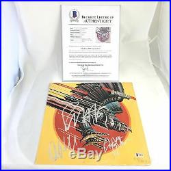Judas Priest signed Screaming for Vengeance Album LP vinyl BAS Beckett Autograph
