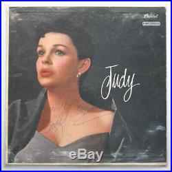 Judy Garland Signed Vinyl Record Judy Self Titled Album Great Condition