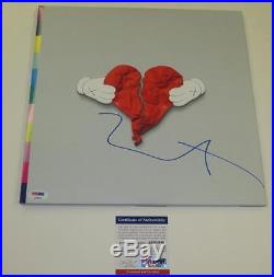 KANYE WEST SIGNED 808 and Heartbreak ALBUM VINYL AUTHENTIC AUTOGRAPH PSA/DNA
