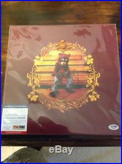 Kanye West Signed The College Dropout Album Vinyl Authentic Autograph Psa/dna
