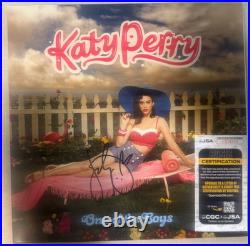 KATY PERRY One Of The Boys Signed 12' Vinyl Record Album JSA