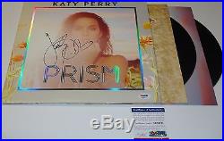 Katy Perry'prism' Signed Vinyl Lp Record Album Psa/dna Coa Ab42751
