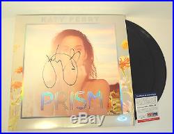 KATY PERRY SEXY ROAR SIGNED AUTOGRAPH PRISM VINYL RECORD ALBUM PSA/DNA COA