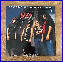 KERRY KING signed vinyl album SLAYER DECADE OF AGGRESSION PROOF 1