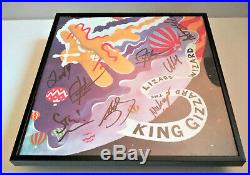 KING GIZZARD AND THE LIZARD WIZARD Quarters SIGNED + FRAMED Vinyl Record Album