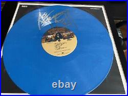 KISS 2 Ace Frehley Signed Autograph Signed Record Album Solo Blue Vinyl