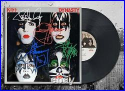 KISS Band Signed DYNASTY Autographed Vinyl Album LP