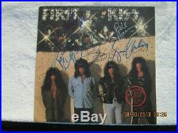 KISS First KISS Last Licks signed promo vinyl album 1990. LIMITED PRESS of 800