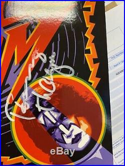 KISS LP vinyl Sonic Boom Blue SIGNED with Original Box Invoice Album