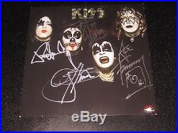 KISS SIGNED 1ST ALBUM LP VINYL (JSA) CD live program psa poster authentic rare