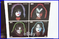 KISS Signed Gene Simmons Gold Promo Solo Album Autograph withPoster -Vinyl Record