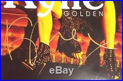 KYLIE MINOGUE hand signed Golden VINYL album LP autograph tour promo rare new