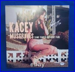 Kacey Musgraves SAME TRAILER DIFFERENT PARK Vinyl Album Autographed Signed PSA
