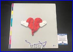 Kanye West Signed Auto 808s & Heartbreak Vinyl Album Lp Beckett Bas Coa