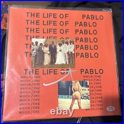 Kanye West Signed Autograph The Life of Pablo Vinyl Record Album LP Ye PSA DNA Kanye West Signed Autograph The Life of Pablo Vinyl Record Album LP Ye PSA DNA
