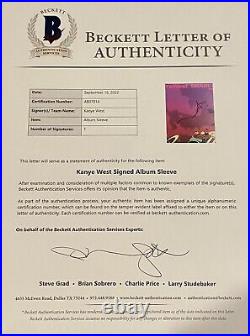 Kanye West Signed Autographed Graduation Vinyl Record Album LP Ye Beckett COA