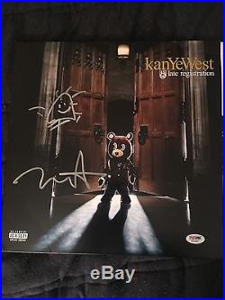 Kanye West Signed Autographed Late Registration Album Vinyl PSA AC54237 L@@k