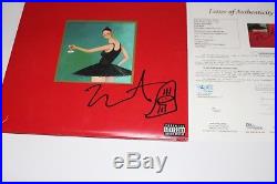 Kanye West Signed My Beautiful Dark Twisted Fantasy Album Vinyl Jsa Mbdtf Sketch