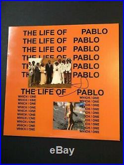 Kanye West Signed The Life Of Pablo Vinyl Album Lp Autograph Coa Jesus Is King