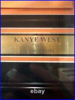 Kanye West Ye Signed Autographed The Life Of Pablo Album Vinyl Framed PSA/DNA
