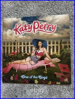 Katy Perry Signed Autograph One Of The Boys Album Vinyl Record JSA COA