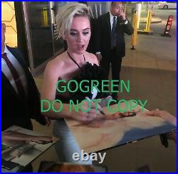 Katy Perry signed Teenage Dream LP vinyl record album hot sexy JSA photo body