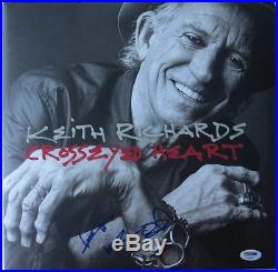 Keith Richards Signed Crosseyed Heart Autographed Album Cover with Vinyl PSA/DNA