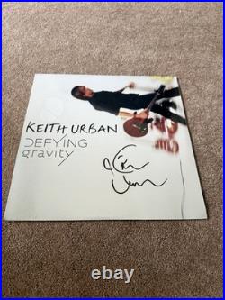 Keith Urban Signed Defying Gravity Vinyl LP Album Autograph JSA COA Country