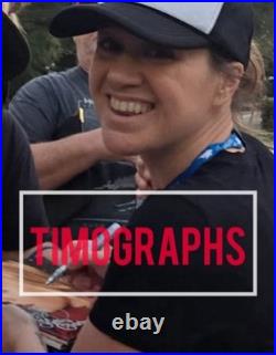 Kelly Clarkson Signed Wrapped In Red Vinyl Record Album Lp'christmas' Proof Jsa