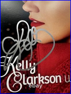 Kelly Clarkson Signed Wrapped In Red Vinyl Record Album Lp'christmas' Proof Jsa