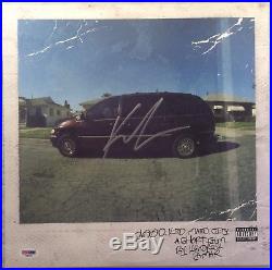 Kendrick Lamar Signed Autographed Record Album Vinyl PSA/DNA Good Kid Mad City