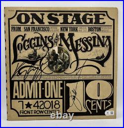 Kenny Loggins & Jim Messina Signed Vinyl Album On Stage Lp Autograph Beckett Coa