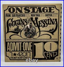 Kenny Loggins & Jim Messina Signed Vinyl Album On Stage Lp Autograph Beckett Coa